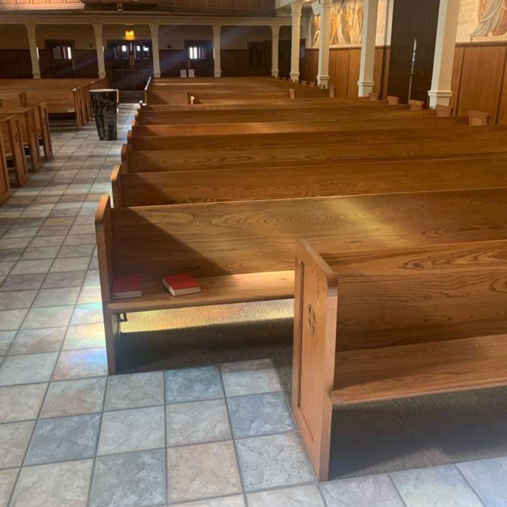 Pew Re-Up Crew restoration project